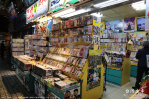 DVDのビデオを販売する店舗